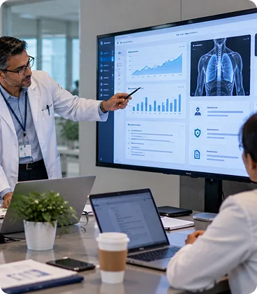 Healthcare and life sciences icons representing clinical documentation