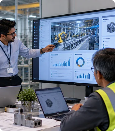 Manufacturing and engineering icons representing technical documentation