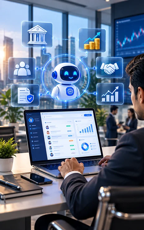 CRM-connected retrieval layer scoping AI answers to an authenticated sales representative