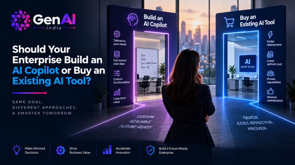 AI Copilot vs existing AI tool for enterprise build or buy decisions.